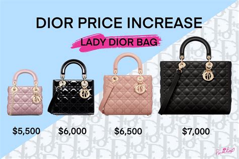 how much does dior cost|christian dior lady price.